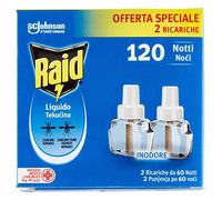 Raid Liquid Refill, Odorless Electric Mosquito Repellent, Pack of 2 Refills x 36 ml, 120 Nights