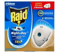 Raid Pack of 2 Refills for Electric Insect Repellent Device, Mosquito and Fly Insecticide2X(Pack of 3)
