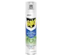 Raid Plant Based Wasp & Mosquito Killer, Aerosol Fly Killer Spray For Indoor Use, Made with Naturally Derived Botanical Ingredients, 300 ml