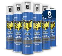 Raid Rapid Action Fly & Wasp Killer 300ml, Pack of 6