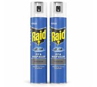 Raid Rapid Action Fly, Wasp & Mosquito Killer Aerosol Spray Duo Pack 2x300ml