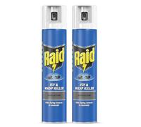 Raid Wasp Killer Spray Pk2 300ml Eliminates - Kill Flaying Insects In Seconds Spray Leaves a Neutral Scent Ideal For Indoor Use