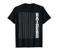 Raiders Name Vintage Retro US Flag Men Women Boy Girl Value Graphic T-Shirt