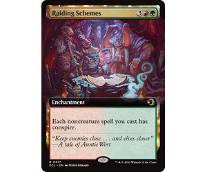 Raiding Schemes (Extended Art Foil) | Lorwyn Eclipsed