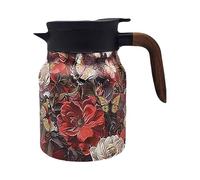 Raidley Teapot with Infuser, 1000ml Doresty Vintage Floral Pattern Tea Built-in Infuser, Doresty Tea Pot with Lid for Hot Drinks, Insulated Tea Pots for Home, Dining Room
