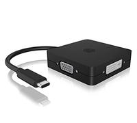 RaidSonic Adap ICY Box USB-C to HDMI, DP, VGA Gold DVI