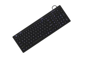 RaidSonic KeySonic KSK-6031INEL-B - Tastatur - QWERTZ - Deutsch - Schwarz