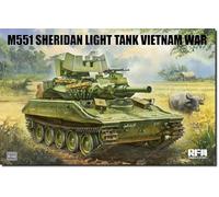 Ryefield 5142 M551 Light Tank Sheridan Light Tank (Vietnam) 1:35 Model Kit