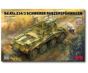 ライフィールドモデル Raifield RFM5134 1/35 Sd.Kfz.234/3 Schutumel 8 Heavy Duty Plastic Armoured Reconnaissance Wheels with 3" Gun