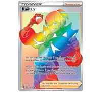 Raihan 224/203 Secret Rare Pokemon Card (SWSH Evolving Skies) + 1x TitanCards® Toploader