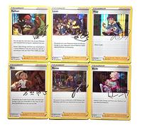 Raihan Leon Hop Bea Nessa Bede - 6 Holo Autograph Card Set - Pokemon Crown Zenith - Holo Rare Lot