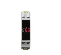 Rail 18mm Voltage Current HZ Meter AC 80-500V 220V 380V 100A Modular Voltmeter Ammeter LED Indicator Digital Volt Tester(BV-1R)