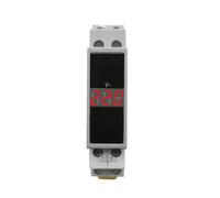 Rail 18mm Voltage Meter AC 80-500V 220V 380V Single Three Phase Modular Voltmeter Indicator LED Digital Display Detector(BV-3R)