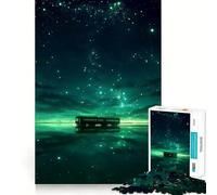 Rail Beneath Emerald Star 1000 Piece Jigsaw Puzzles for Teenagers Jigsaw Smart Toy Indoor Play Accurate Cut (38x26cm)