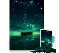 Rail Beneath Emerald Star Jigsaw Puzzle for Teenagers 1000 Pieces Clear Logic Toy Slow Enjoy Perfect Cut Bday Surprise (38x52cm)