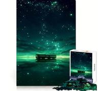Rail Beneath Emerald Star Jigsaw Puzzles for Adults1000 Pieces Memory Gain Stress Relief Design Assembly Memorable Gift (50x75cm)