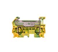 Rail connector 2-wire 4mm² yellow-green ST BE2 3031380