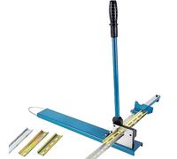 Rail Cutter for Slotted Steel/Aluminum, Double Groove Design with 50CM Ruler, Suitable for 35mm Width and 7.5mm Height Trunking Cutting