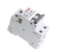 Rail DC MCB 6KA 2P 500V Mini Circuit Breaker DC 6A 10A 16A 20A 25A 32A 40A 50A 63A 1Pcs (Color : 50a, Size : GYM9 DC MCB 2P)