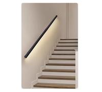 Rail for Stairs Stair Handrail with Induction LED Light Aluminum Luminous Cable Railing for Indoor Outdoor Safety Wall Mounted Hand Rail handrails(2m)