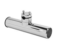 Rail Mount Rod Clamp Holder Rustproof Stainless Steel Marine Accessory for 19-25mm Diameter Pipe of Fishing Boats
