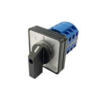 Rail Mounted Cam Switch 2/3/4/6/7 Position 20A 660V 3 Poles Rotary Changeover switches LW26-20 LW28-20 YMW26-20/3(AUTO-OFF-MAN)