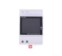 Rail Mounted Digital Energy Meter AC 40 300V 100A with Data Storage and Reset Button for Easy Energy Consumption Tracking in Single Phase Power Systems