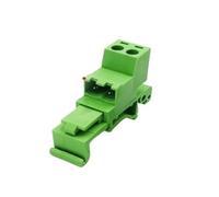 Rail Mounted Terminal Block Connector 2EDG 5.08mm 2P 3P 4P5P-24Pin Screw Free Guide Rail Docking