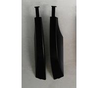 Rail Roof Rack For Land For Rover For Discovery 3 4 LR3 LR4 2004-2016 Front Roof Rack Bar Rail End Replacement Cover Shell Cap Universal Luggage Cargo Carrier(Black)