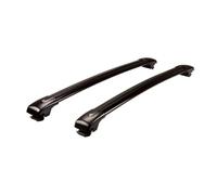 Rail Roof Rack For Range For Rover For Freelander 2 LR2 2007-2015 2PCS Cross Bar Ajustable Roof Rail Rack Lockable Cargo Bars Universal Luggage Cargo Carrier(Black)