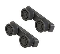 Rail Runner Guide Basket Wheel Rounded Support Compatible with Baumatic Dishwashers 2PK
