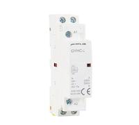 Rail type household modular Contactor- 2P 16A 20A 25A 2NC 2NO 1NO1NC 50/60Hz automatic AC Contactor-(2P 25A 2NO 220V)