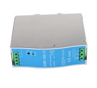 Rail type switching power supply 12V DC 120W with 10A current, featuring ventilation and copper transformer for stable industrial equipment operation (EDR-120-12V)
