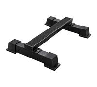 RAILEN Heavy Duty Steel Calf Raise Bar, Standing Calf Raise Machine, Calf Stretching Squat, Foot Stretch, Anti-Slip Solid Calf Block for Home and Gym, Black