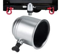 Railer Hitch Covers - Dustproof Tow Ball Cover | Protective Towing Hitchs Cap, Caravan Towbars For Most Vehicles, Cars & Trailers - Black Weatherproof Shield, Long-lasting Caravans