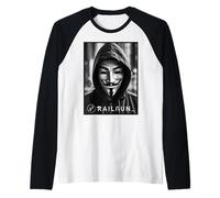 RAILGUN - Private, Anonymous Decentralized Cryptography Raglan Baseball Tee