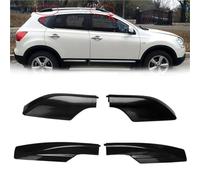 Railing Bar 4Pcs Car Front Rear Roof Rack Cover Roof Luggage Bar Rail End Shell Protection Cover For Qashqai 2008-2015 Universal Roof Bars