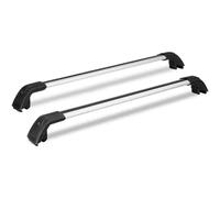 Railing Bar Cross Bar Crossbar For Toyota For Crown For Signia XLE Limited 2025 Luggage Roof Rack Rail Lockable 2PCS Alu Universal Roof Bars(Black Silver)