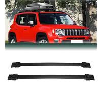 Railing Bar For Jeep For Renegade 2015-2022 Roof Rack Cross Bars 68kg Load SUV Exterior Rooftop Luggage Cargo Hard-Shell Holder Universal Roof Bars