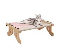 Railing Cat Bed, Cat Hammock for Chair - Easy to Adjust Cat Hammock - Cat Window Seat, Cat Window Hammock with and Durable Metal Frame for Large Cats and Kittens