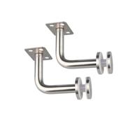 Railing Holder for Glass Railing, 30mm Plain Film | 304 Stainless Steel Construction, Fixed-Mount for Staircase Glass Railing