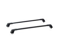 Railing Roof Bars Universal Roof Rack Bar Aluminum Crossbar Fit Grooved Side Rail Without Gap Adjustable For Van luggage rack crossbar(135cm)