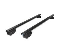 Railing Roof Rack Cross Bars 120 Or 135CM Universal Fits Car With Roof Rack SUV Roof Crossbars Kayak Snowboarding 2PCS(BLACK 1.25M)