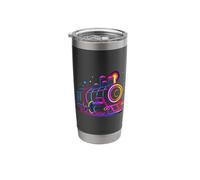 Railroad Cartoon Railway Fan High Speed Train Stainless Steel Insulated Tumbler