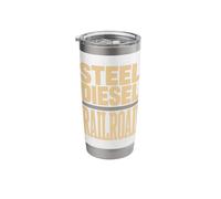 Railroad Conductor Freight Conductor Rail Yard Train Crew Stainless Steel Insulated Tumbler