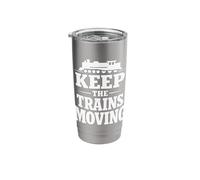 Railroad Conductor Freight Conductor Rail Yard Train Crew Stainless Steel Insulated Tumbler