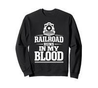 Railroad Conductor Freight Conductor Rail Yard Train Crew Sweatshirt