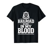 Railroad Conductor Freight Conductor Rail Yard Train Crew T-Shirt