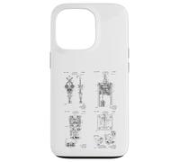 Railroad Crossing Signal Patent Train Worker Engineer Case for iPhone 13 Pro