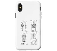 Railroad Crossing Signal Patent Train Worker Engineer Case for iPhone X/XS